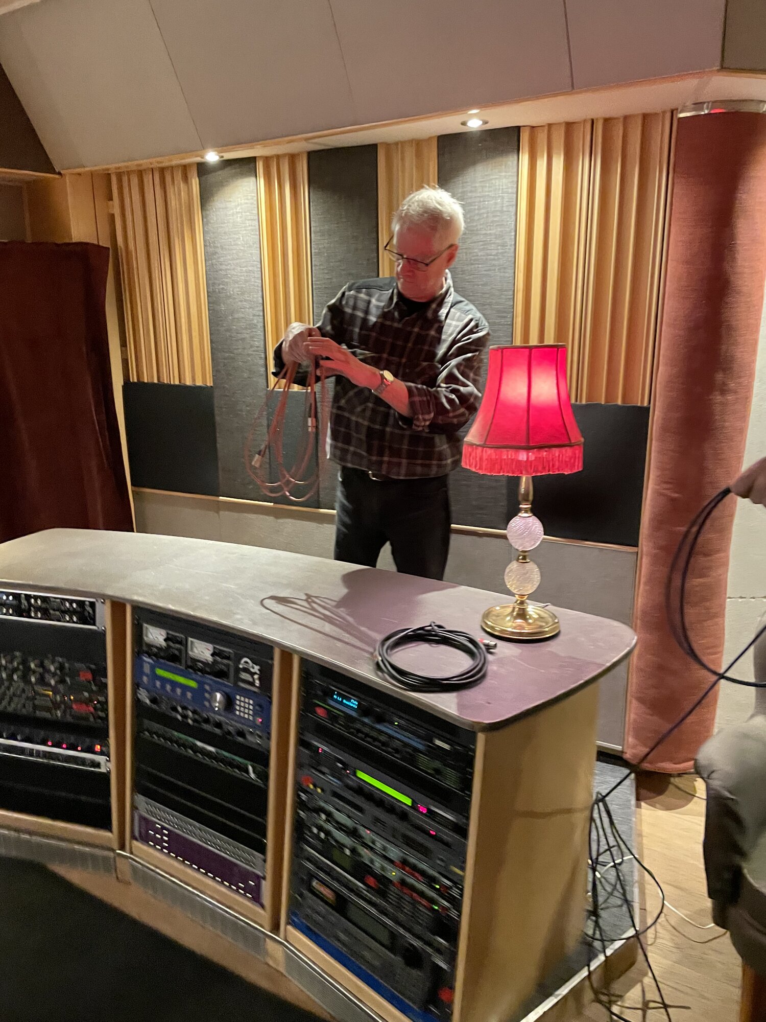 Marre at the studio